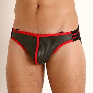 CBU163 Cellblock13 Trident Neoprene Jockstrap Red